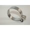Auspuffschelle 75mm in Chrom
