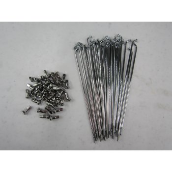 Speichensatz 161mm Chrom 36 Stk. für Zündapp Combinette