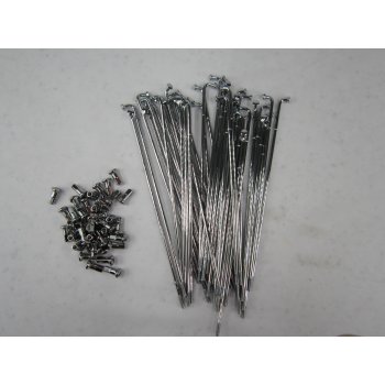 Speichensatz 149x3,5mm Chrom 36 Stk. für Zündapp KS50