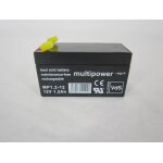 MULTIPOWER MP1.2-12 VdS AGM Akku Pb 12V 1,2Ah
