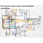 JMF Kabelbaum für Zündapp KS50 517 WC mit...
