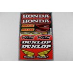 Honda Dunlop Aufkleber Set